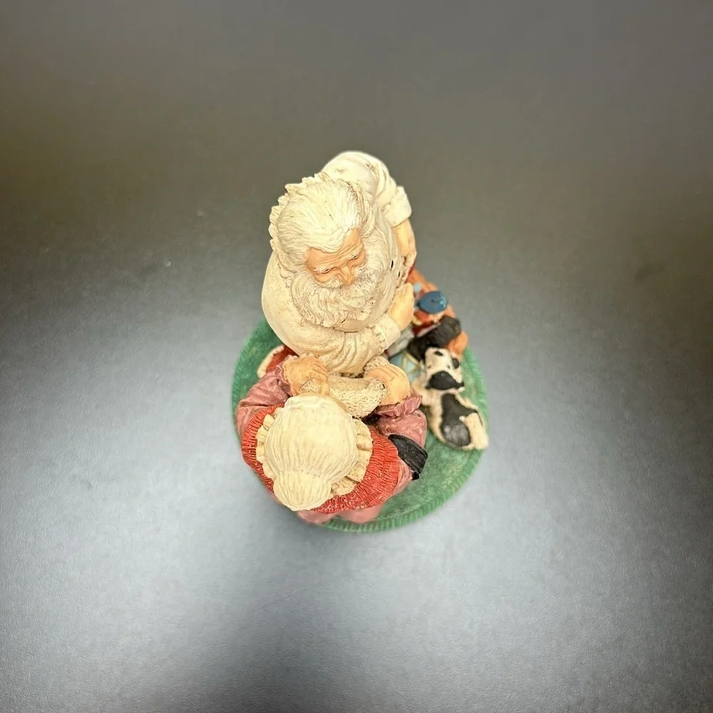 Vtg Hand Painted Deluxe Santa Claus Figurine 90’s Seasonal Specialties Co‎